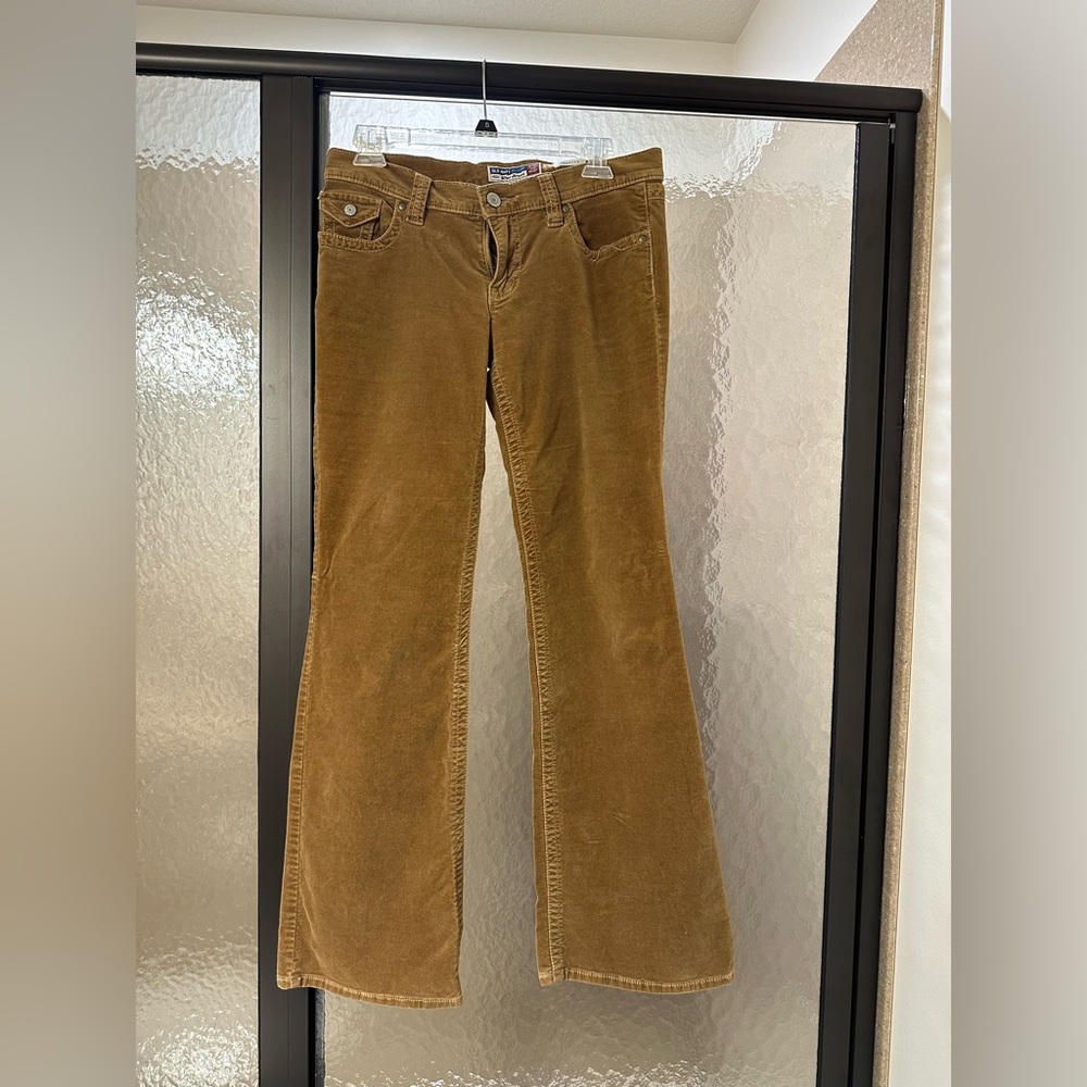 Old Navy, boot cut,  velvet tan pants
